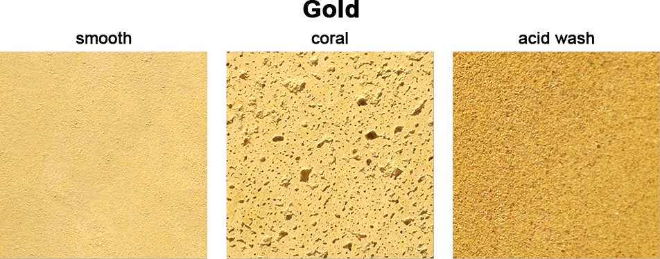 Gold Precast Color Samples