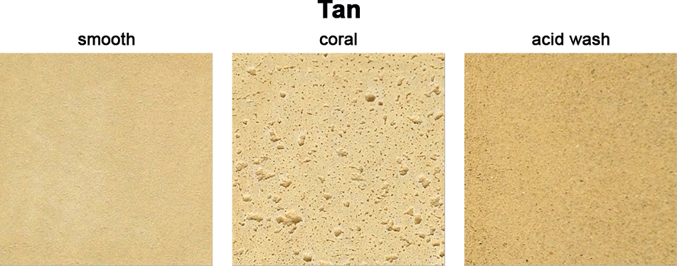 Tan Precast Color Samples